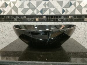 Vasque D9020A-1 Noir Marbre