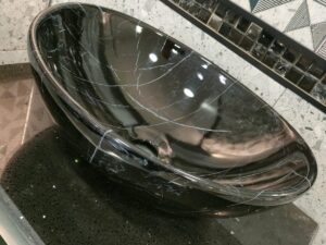 Vasque D9020A-1 Noir Marbre